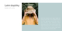 Letní Doplňky – Šablona Pro Tvorbu Webových Stránek
