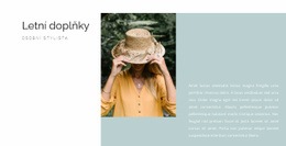 Ohromující Webový Design Pro Letní Doplňky