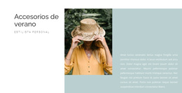 Accesorios De Verano - Tema De Funcionalidad De WordPress