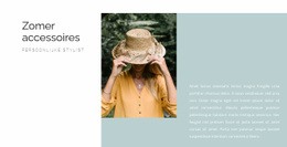 Zomer Accessoires - Design HTML Page Online