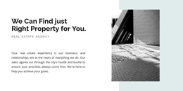 Text Picture And Shape - Custom One Page Template