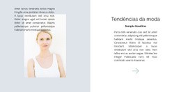 Vamos Falar Sobre Tendências - Maquete De Site Profissional