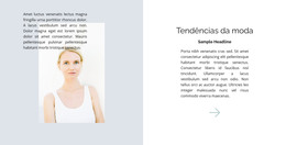 Vamos Falar Sobre Tendências Modelo HTML