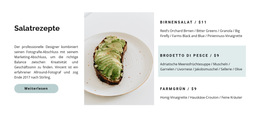 Menü Mit Leichten Salaten - Details Zu Bootstrap-Variationen