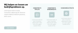 Siteontwerp Voor Zakelijke Problemen Oplossen