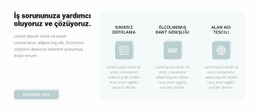 İş Sorunlarını Çözme Için Özel Açılış Sayfası