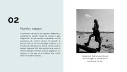 Plantilla Web Adaptable Para Un Equipo De Personas Talentosas