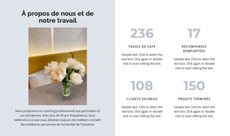 Quatre Indicateurs De Développement - Modèle De Site Web Professionnel