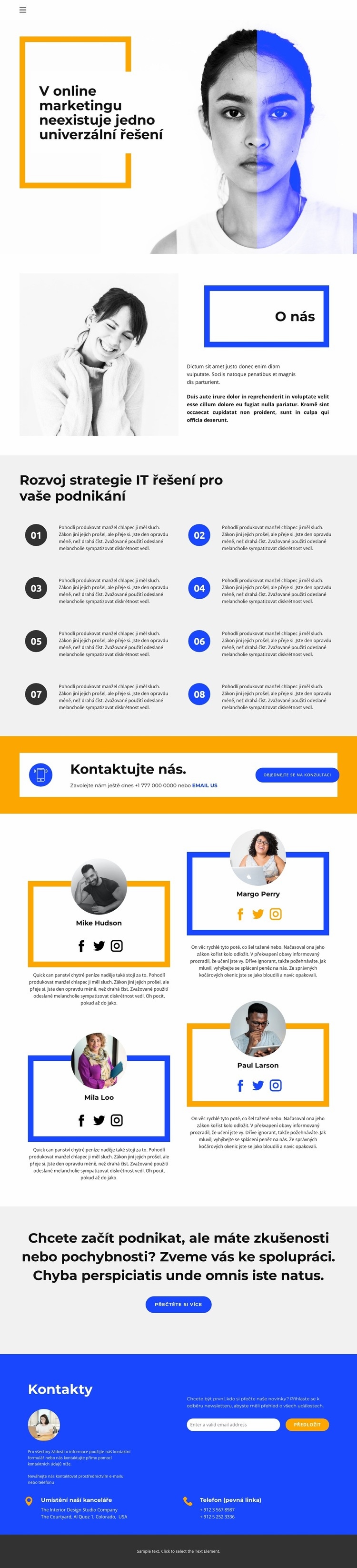 Růst nastavení podnikání Šablona CSS