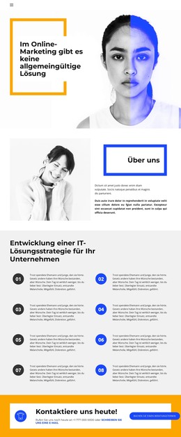 Wachstum Des Unternehmensaufbaus - HTML-Webseitenvorlage