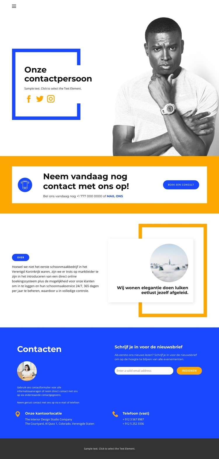 Oplossen van zakelijke problemen Html Website Builder