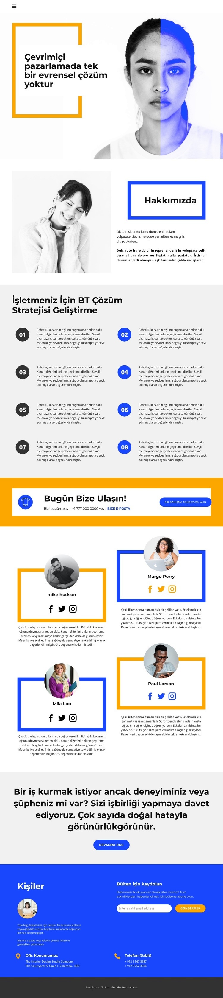 İşletme Kurulumu Büyümesi Html Web Sitesi Oluşturucu