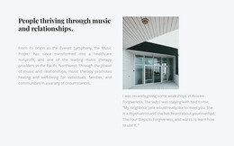 Lots Of Text And A Picture - Free Website Mockup