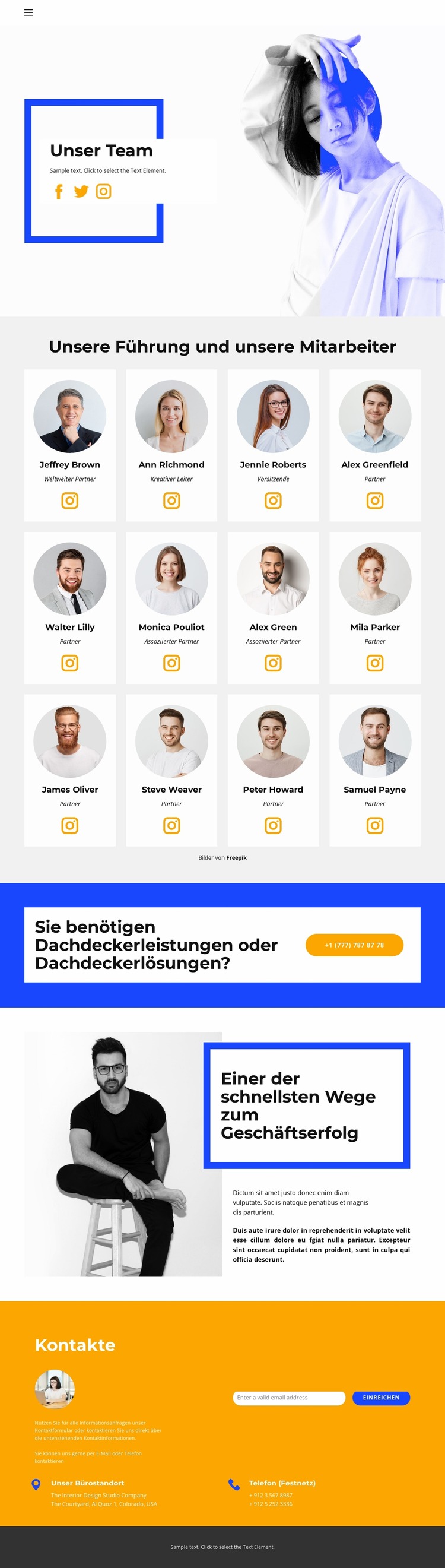 Wir bedienen das beste Projekt Joomla Vorlage