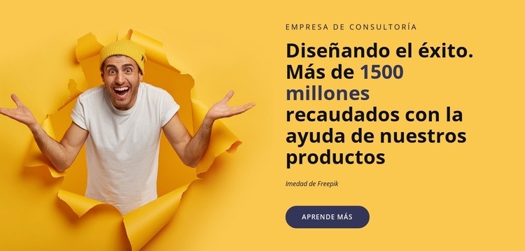 Una agencia de diseño independiente Creador de sitios web HTML