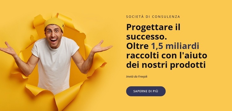 Un'agenzia di design indipendente Costruttore di siti web HTML