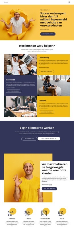 Succes Ontwerpen - Websitebouwer Voor Elk Apparaat