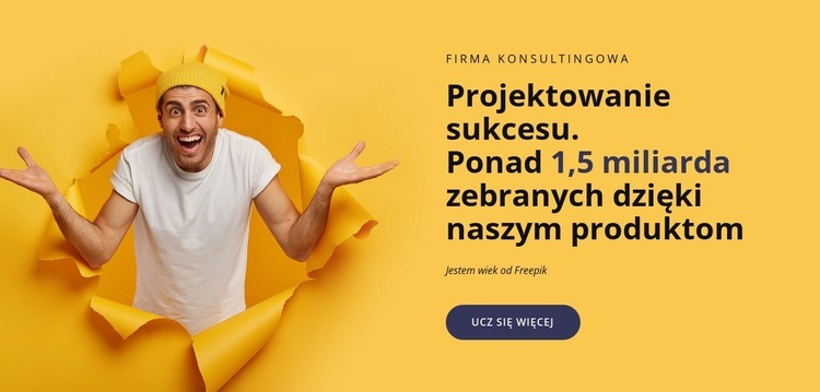 Niezależna agencja projektowa Kreator witryn internetowych HTML