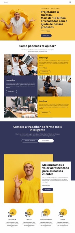 Projetando O Sucesso - HTML Website Builder