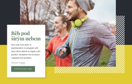 Běh Pod Širým Nebem - Webová Šablona