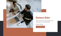 Free CSS Layout For Business Rules