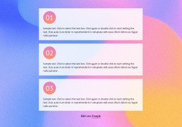 Liste Auf Hintergrund Mit Farbverlauf #Website-Design-De-Seo-One-Item-Suffix