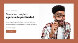 Agencia De Publicidad De Servicio Completo - Mejor Plantilla CSS