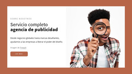 Sitio Web HTML Para Agencia De Publicidad De Servicio Completo