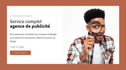 Site Web HTML Pour Agence De Publicité À Service Complet