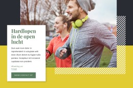 Hardlopen In De Open Lucht CSS-Sjabloon Gratis Downloaden