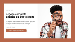 Site WordPress Para Agência De Publicidade De Serviço Completo
