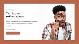 Tam Hizmet Reklam Ajansı - En Iyi CSS Şablonu