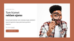 Tam Hizmet Reklam Ajansı Için WordPress Sitesi