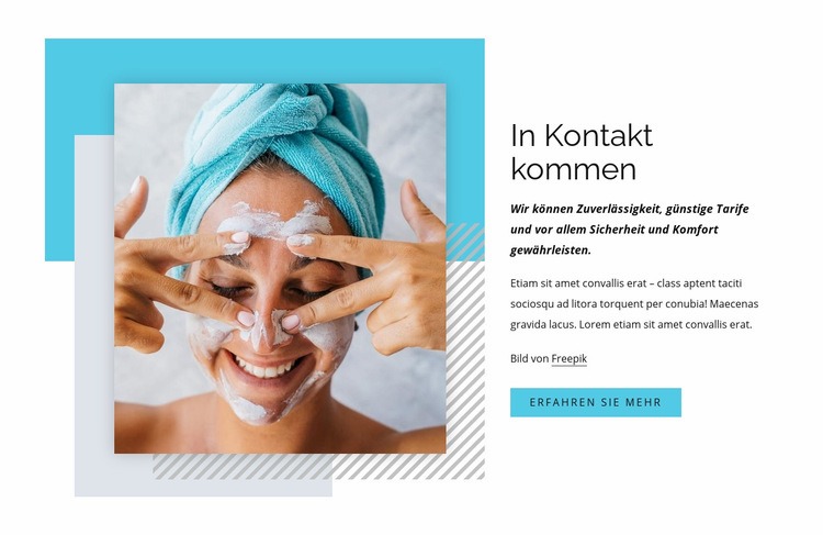 Schönheitsbehandlungen Website design