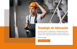 Tecnología De Fabricación - Plantilla Web