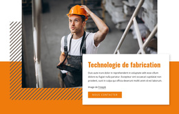 Thème WordPress Gratuit Pour Technologie De Fabrication