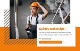 Gyártási Technológia - Professzionális Webhelytervezés