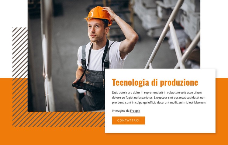 Tecnologia di produzione Progettazione di siti web