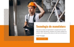 Tecnologia De Manufatura - Maquete De Site Personalizada