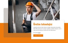 Üretim Teknolojisi - Açılış Sayfası Ilhamı
