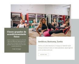 Aerobic, Bootcamp Y Zumba - Creador De Sitios Web Profesional Personalizable