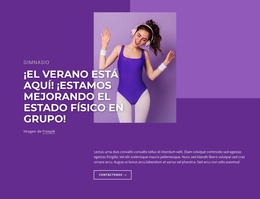 Ciclismo, Baile, Pilates - Plantilla Joomla Sencilla