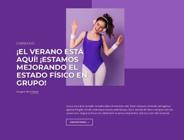 Diseño De Página Para Ciclismo, Baile, Pilates