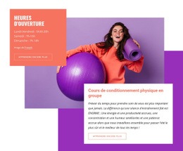 Centre Aquatique Et Fitness - Créateur De Sites Web Ultime