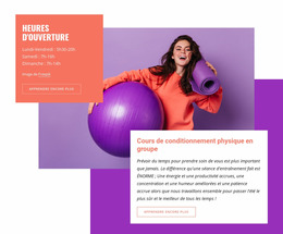 Centre Aquatique Et Fitness - Modèle Joomla Ultime