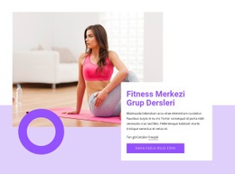 Fitness Merkezi Grup Dersleri - HTML Generator