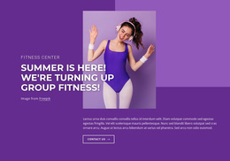 Cycling, Dance, Pilates - Landing Page
