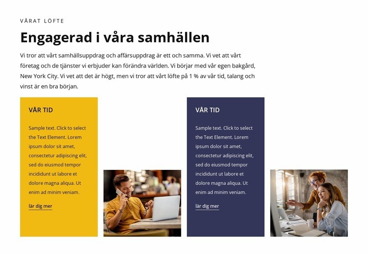 Vi är en ledande digital produktstudio Webbplats mall