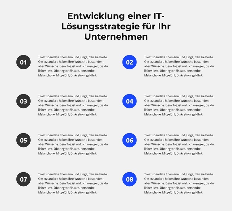 Wofür stehen wir? HTML Website Builder