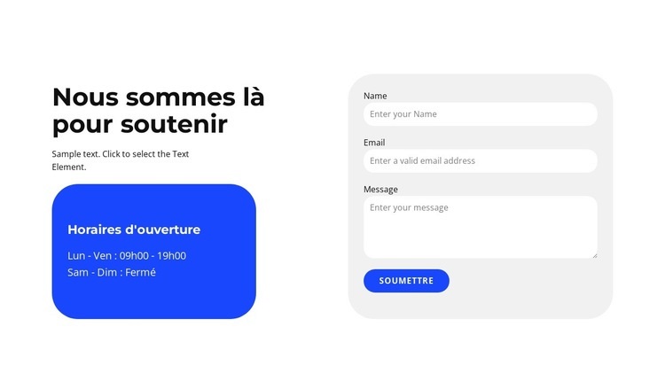 Besoin de première classe Modèles de constructeur de sites Web